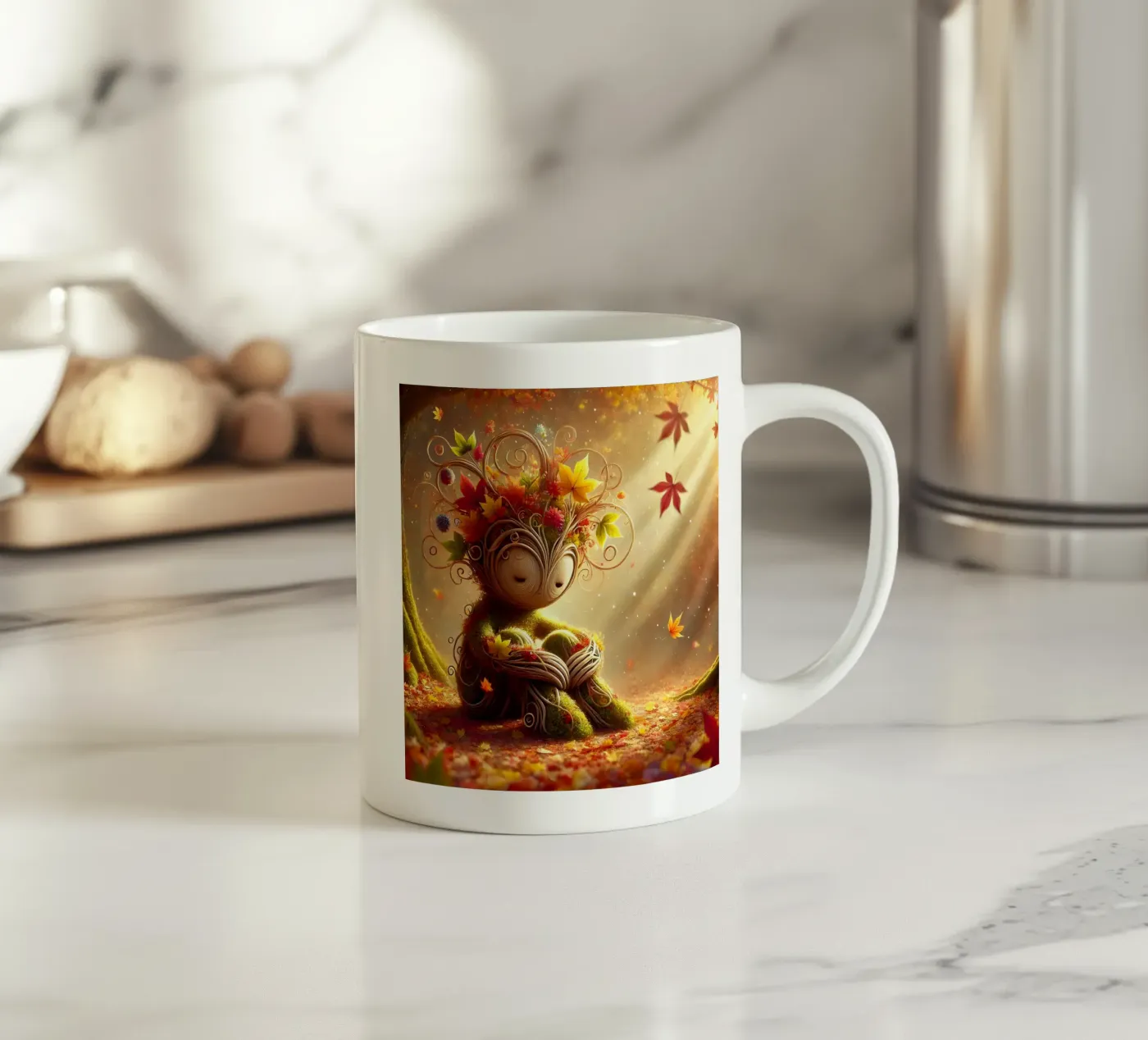 Twiglet ceramic mug by Twinkle Art Studio