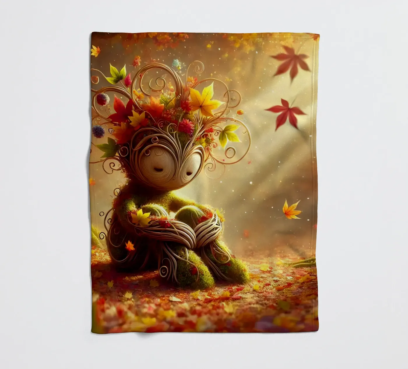 Twiglet fleecedeken van Twinkle Art Studio