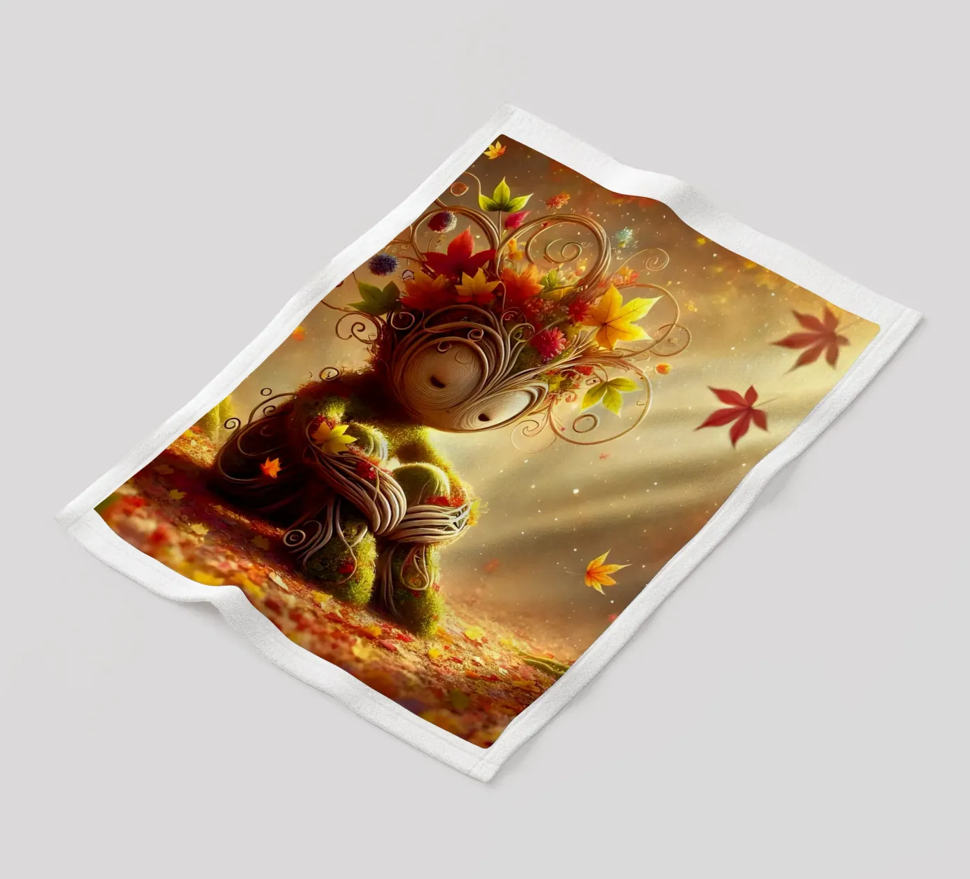 Twiglet fleecedeken van Twinkle Art Studio