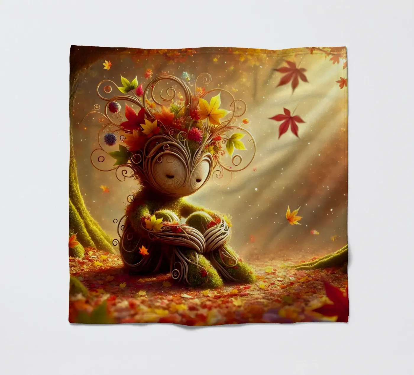 Twiglet fleecedeken van Twinkle Art Studio