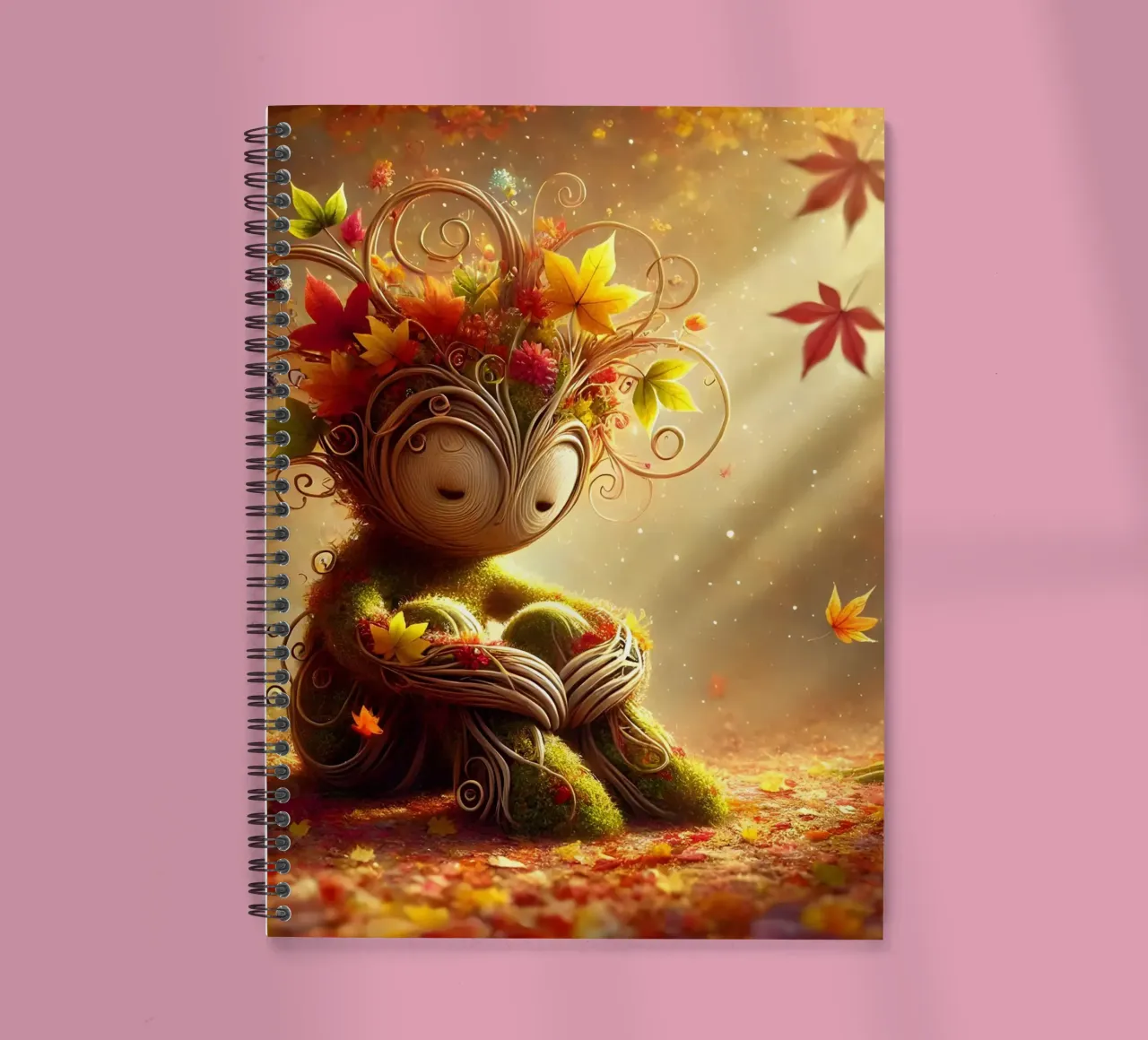 Twiglet spiral notebook by Twinkle Art Studio