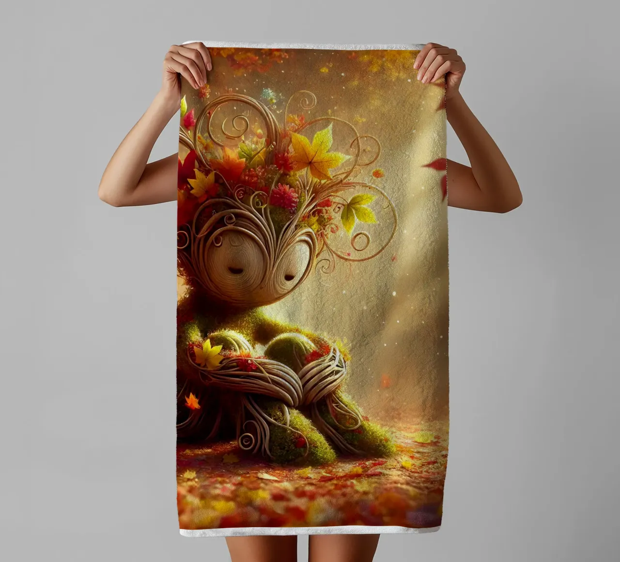 Ramoscello asciugamano da bagno da Twinkle Art Studio