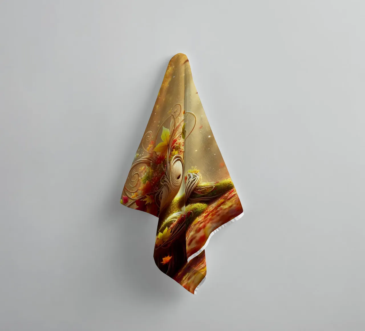 Ramoscello asciugamano da bagno da Twinkle Art Studio