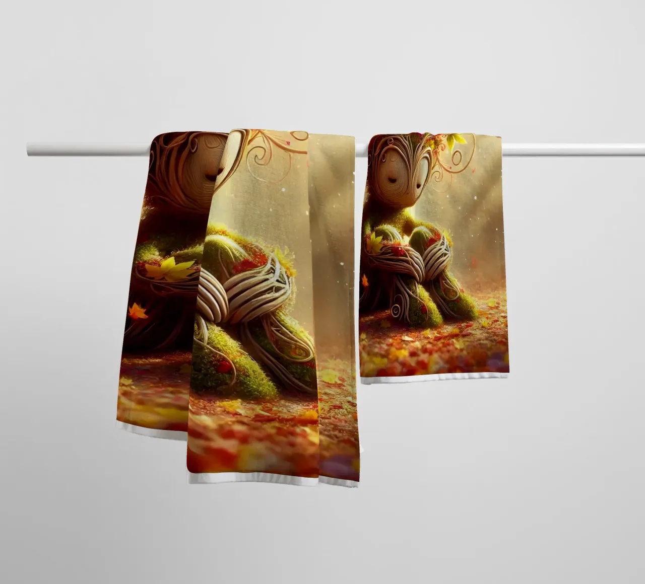 Ramoscello asciugamano da bagno da Twinkle Art Studio