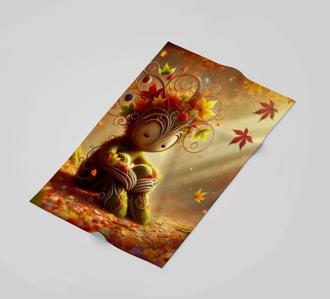 Twiglet strandhanddoek van Twinkle Art Studio