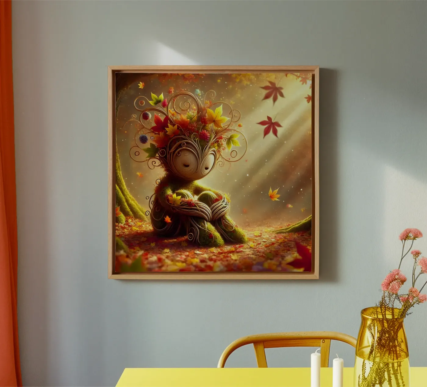 Twiglet canvas van Twinkle Art Studio