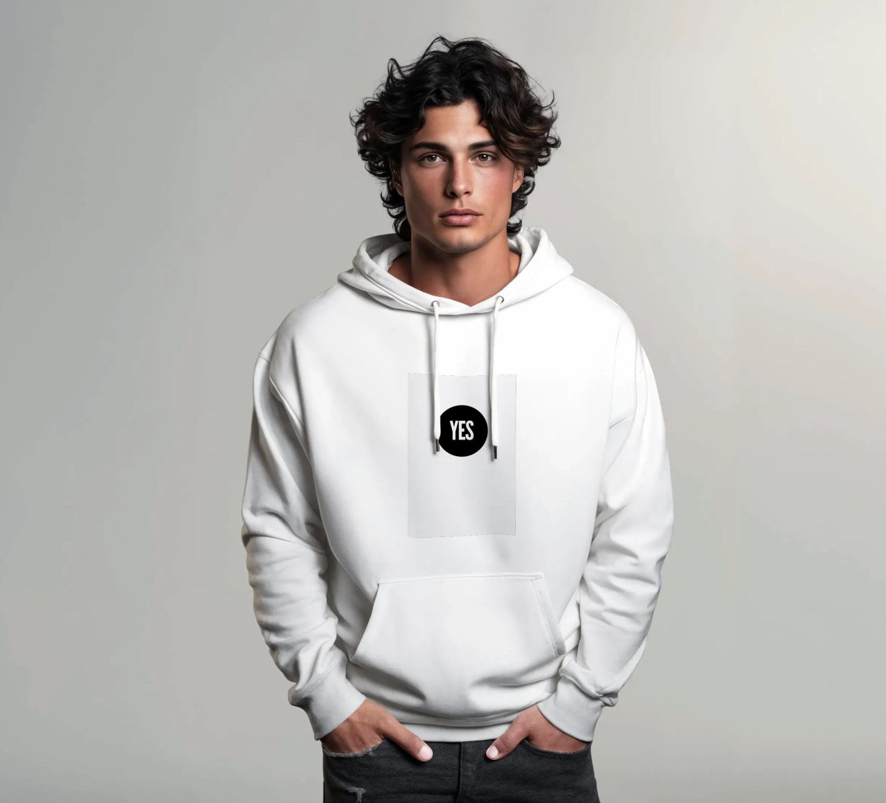 Yes! felpa con cappuccio da Studio One