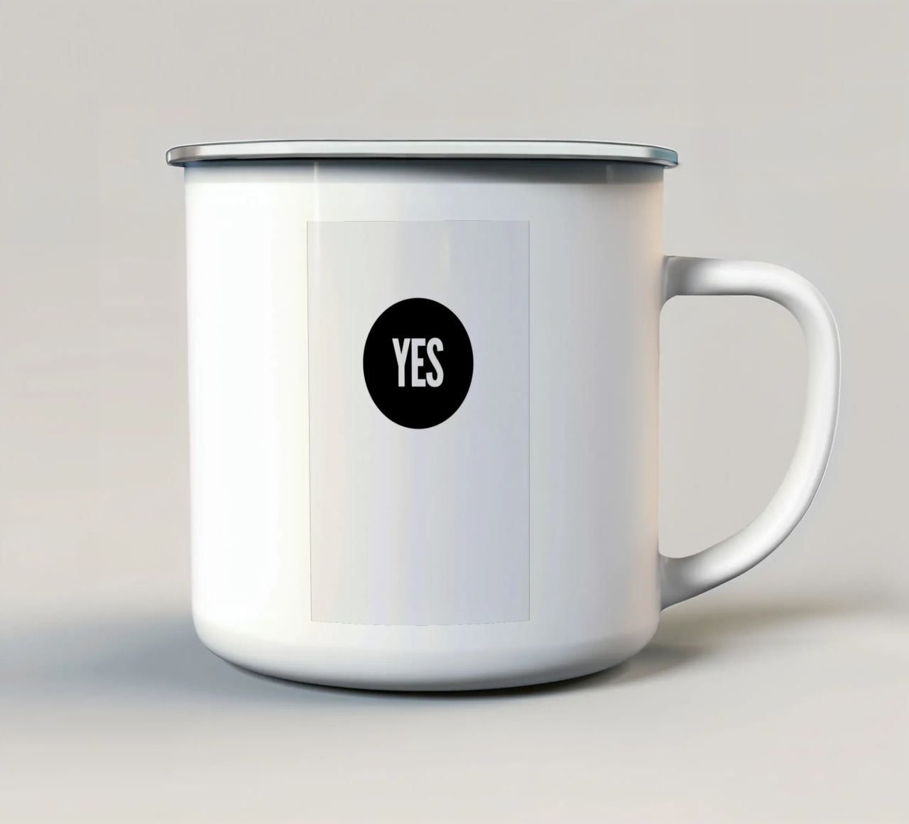 Yes! tazza in smalto da Studio One