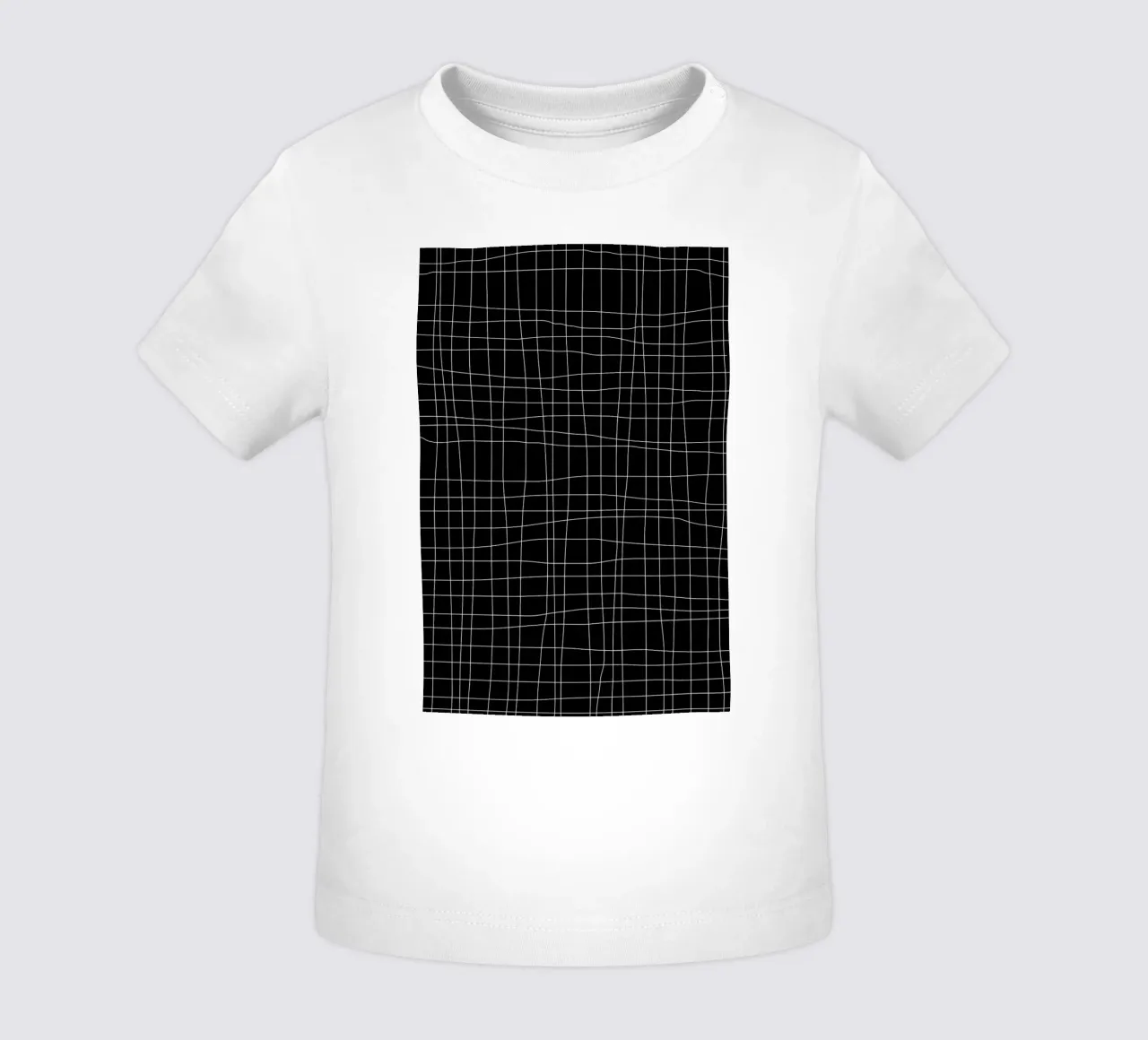 Grid Black Baby T-Shirt von Studio Nahili