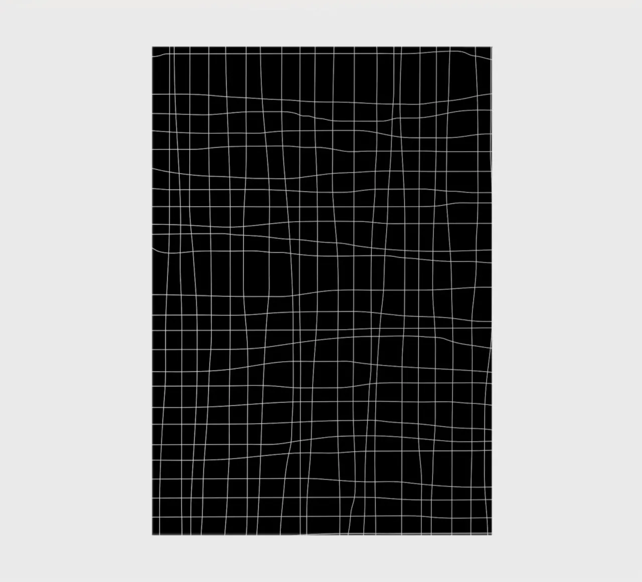 Grid Black notebook by Studio Nahili