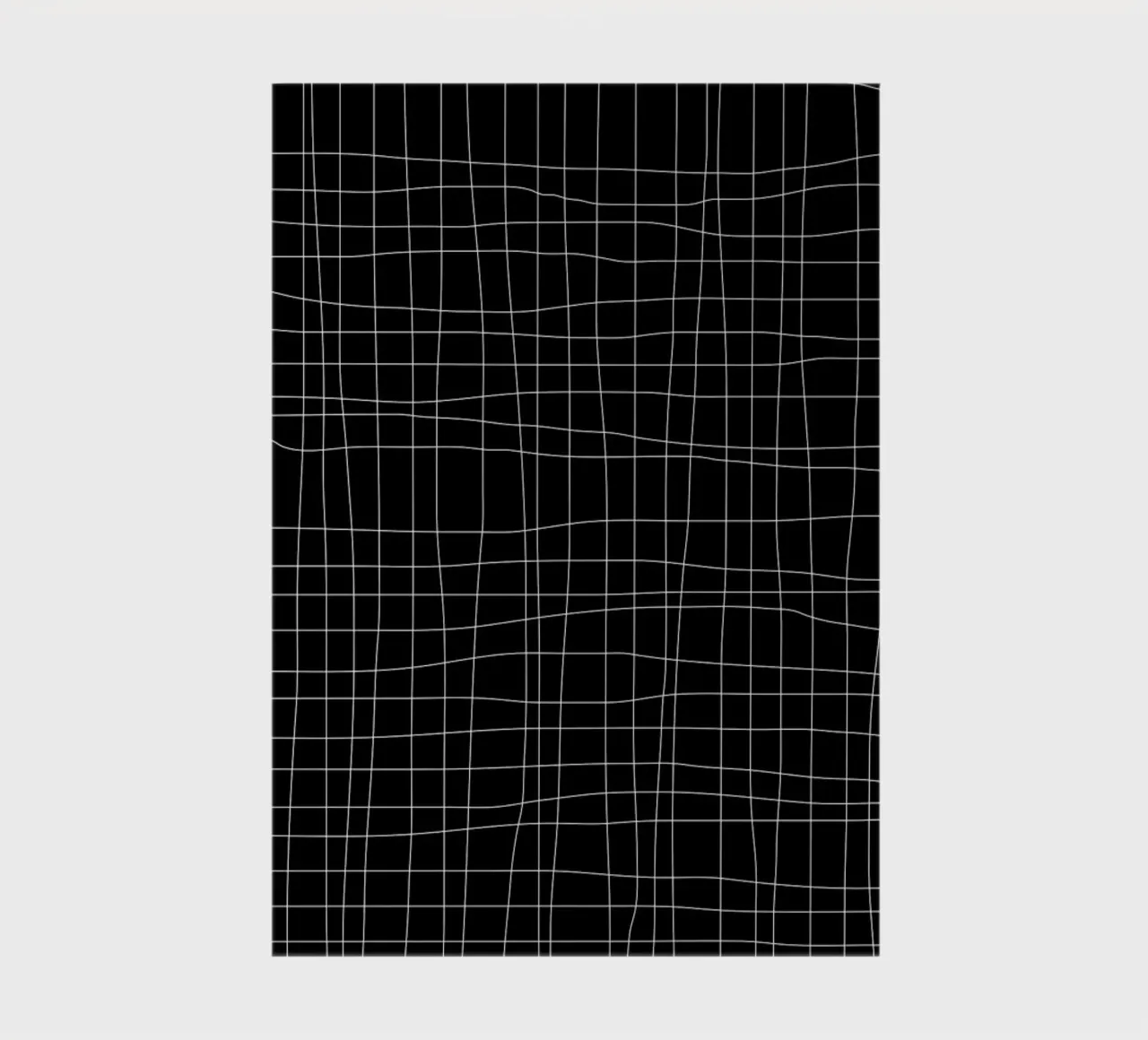 Grid Black notebook by Studio Nahili