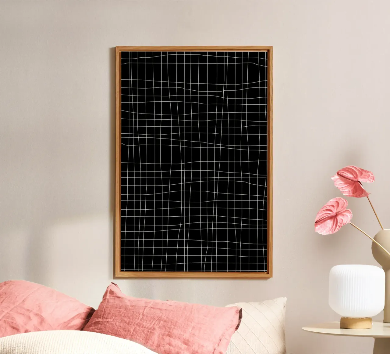 Grid Black forex plate by Studio Nahili