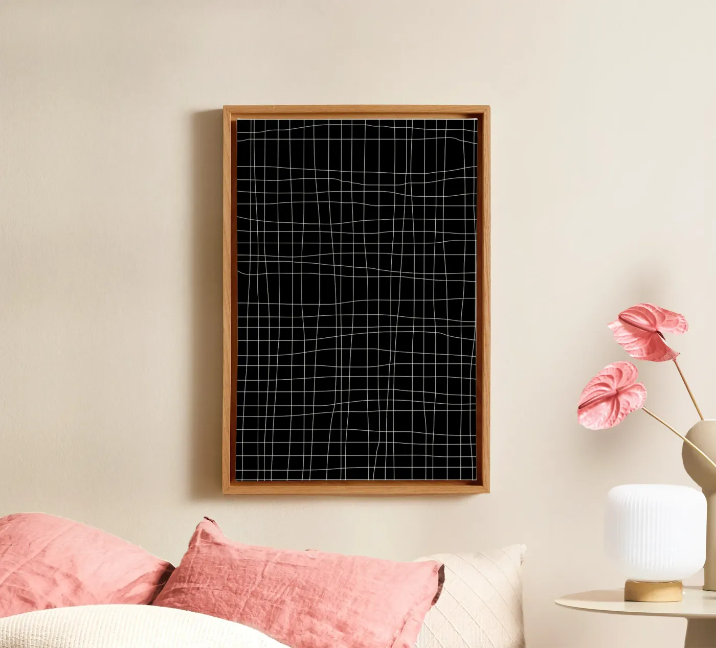 Grid Black tela da Studio Nahili