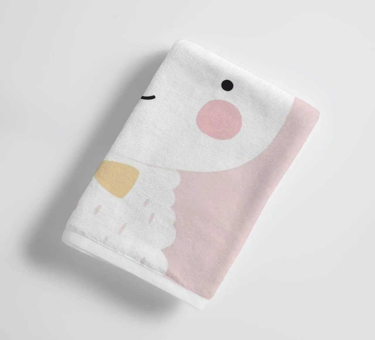Lammetjes, Verjaardag Print, Decoratie kinderkamer, Speelkamer voor kinderen badhanddoek van Little Lola