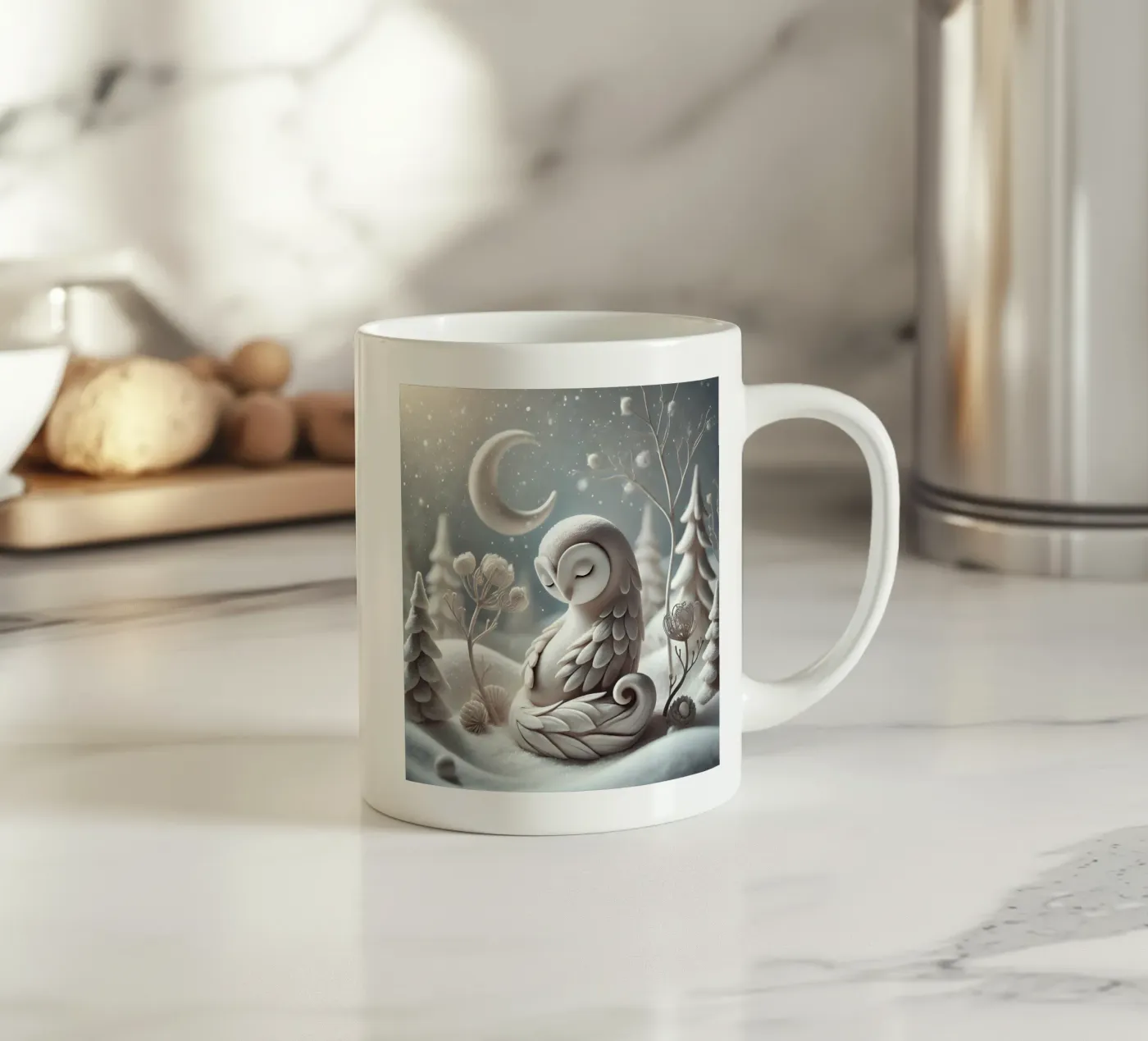 Twiglet ceramic mug by Twinkle Art Studio