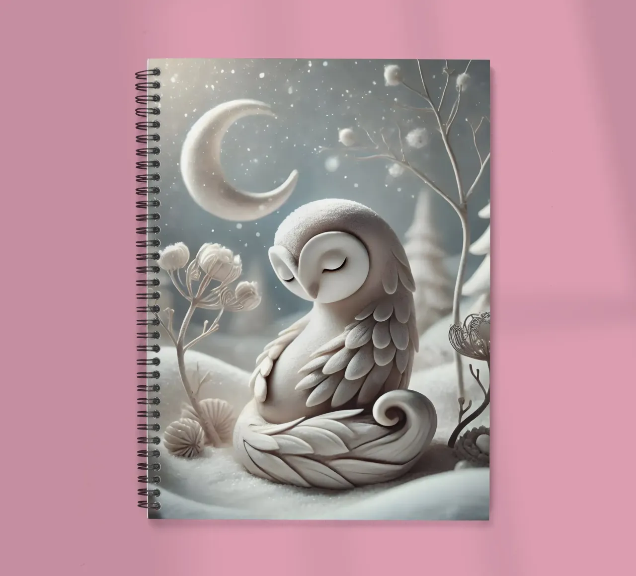 Twiglet spiral notebook by Twinkle Art Studio