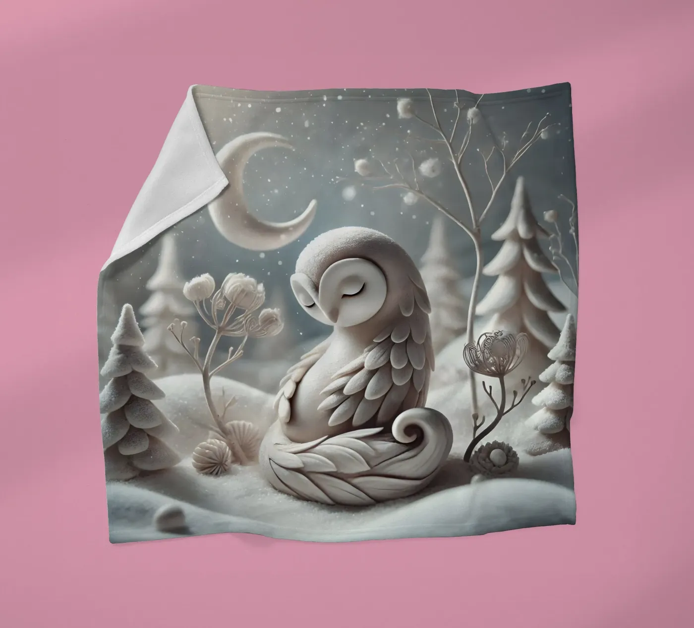 Twiglet fleecedeken van Twinkle Art Studio