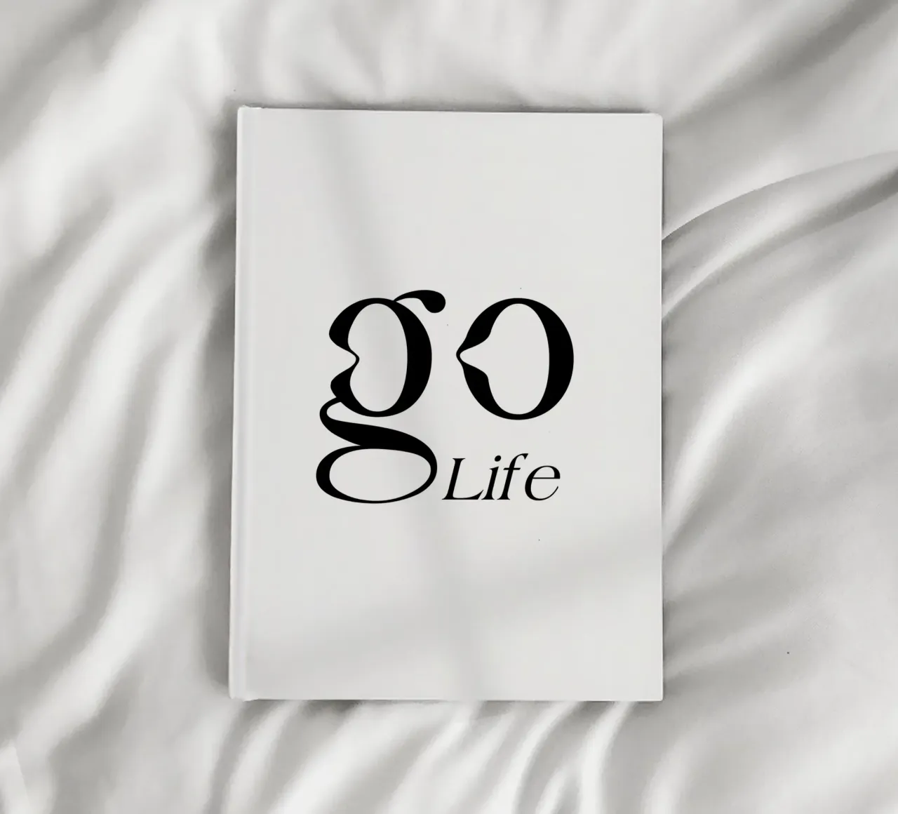 Simple Go Life Typography notebook by YV TYPOGRAPHY