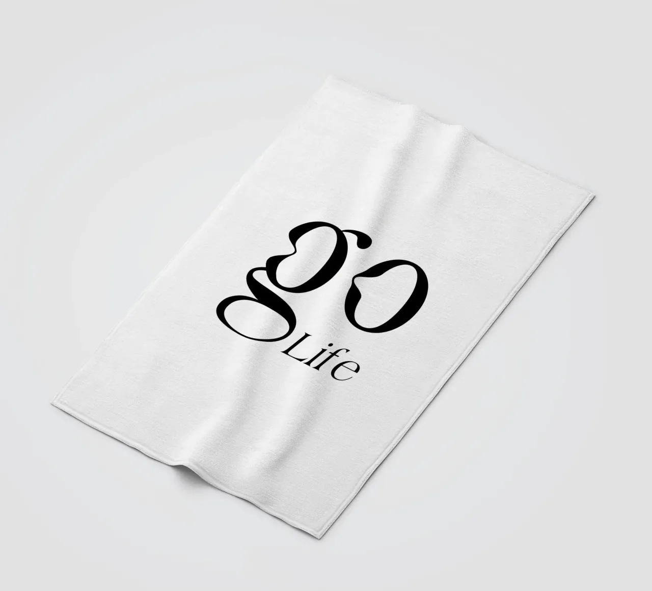 Tipografia semplice Go Life coperta in pile da YV TYPOGRAPHY