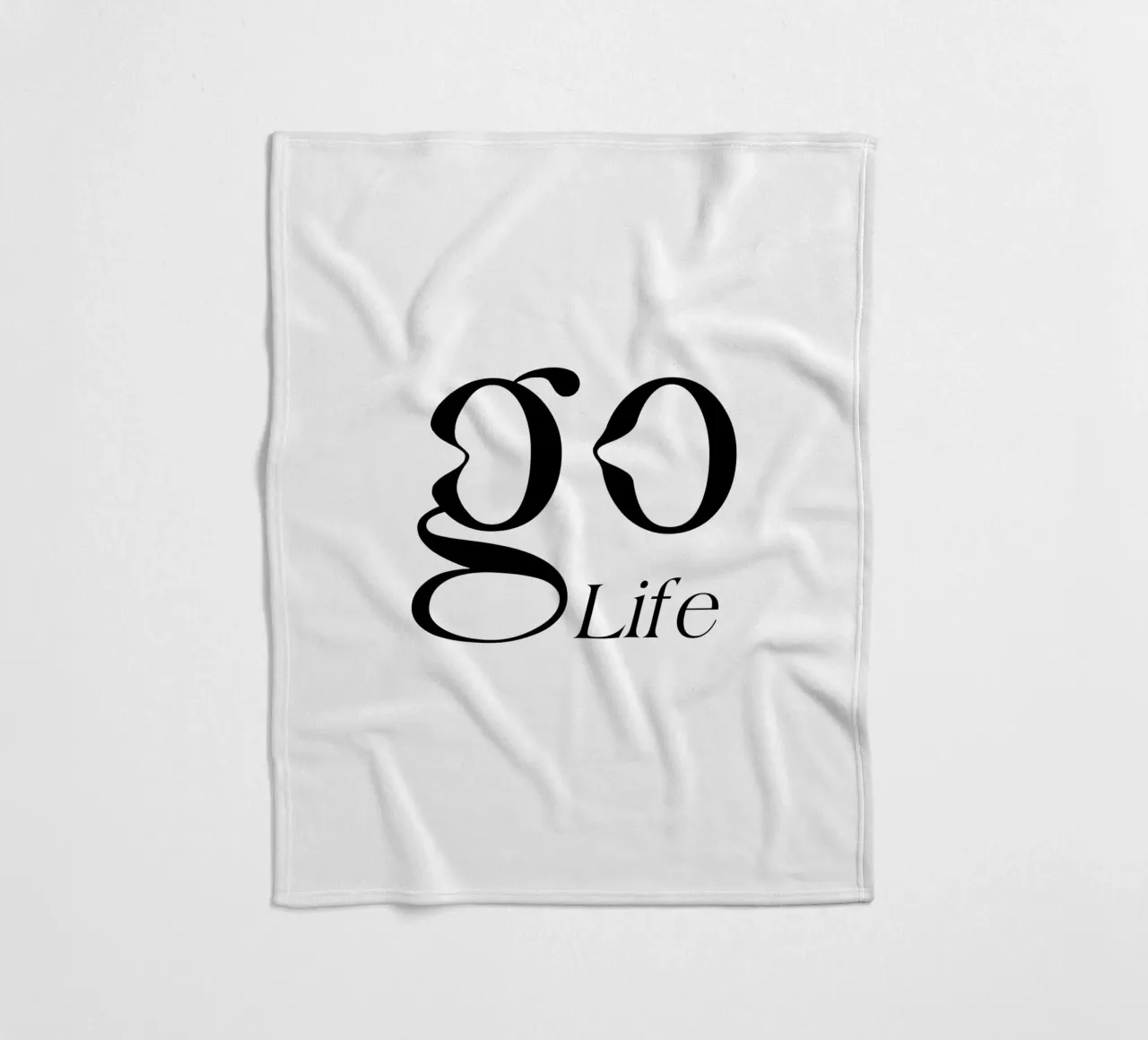 Tipografia semplice Go Life coperta in pile da YV TYPOGRAPHY