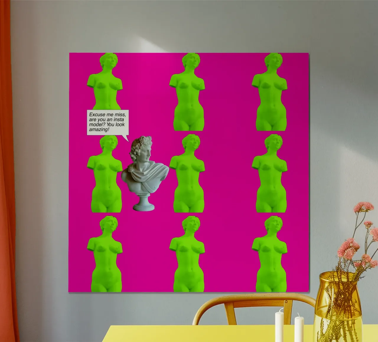 Instamodel poster con telaio in plastica da Hey Vincent
