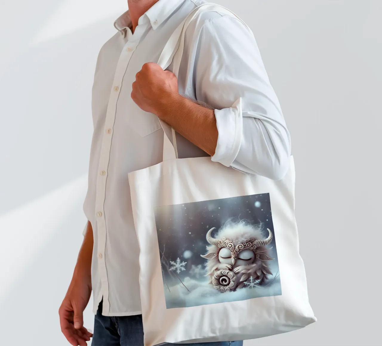 Twiglet tote bag by Twinkle Art Studio
