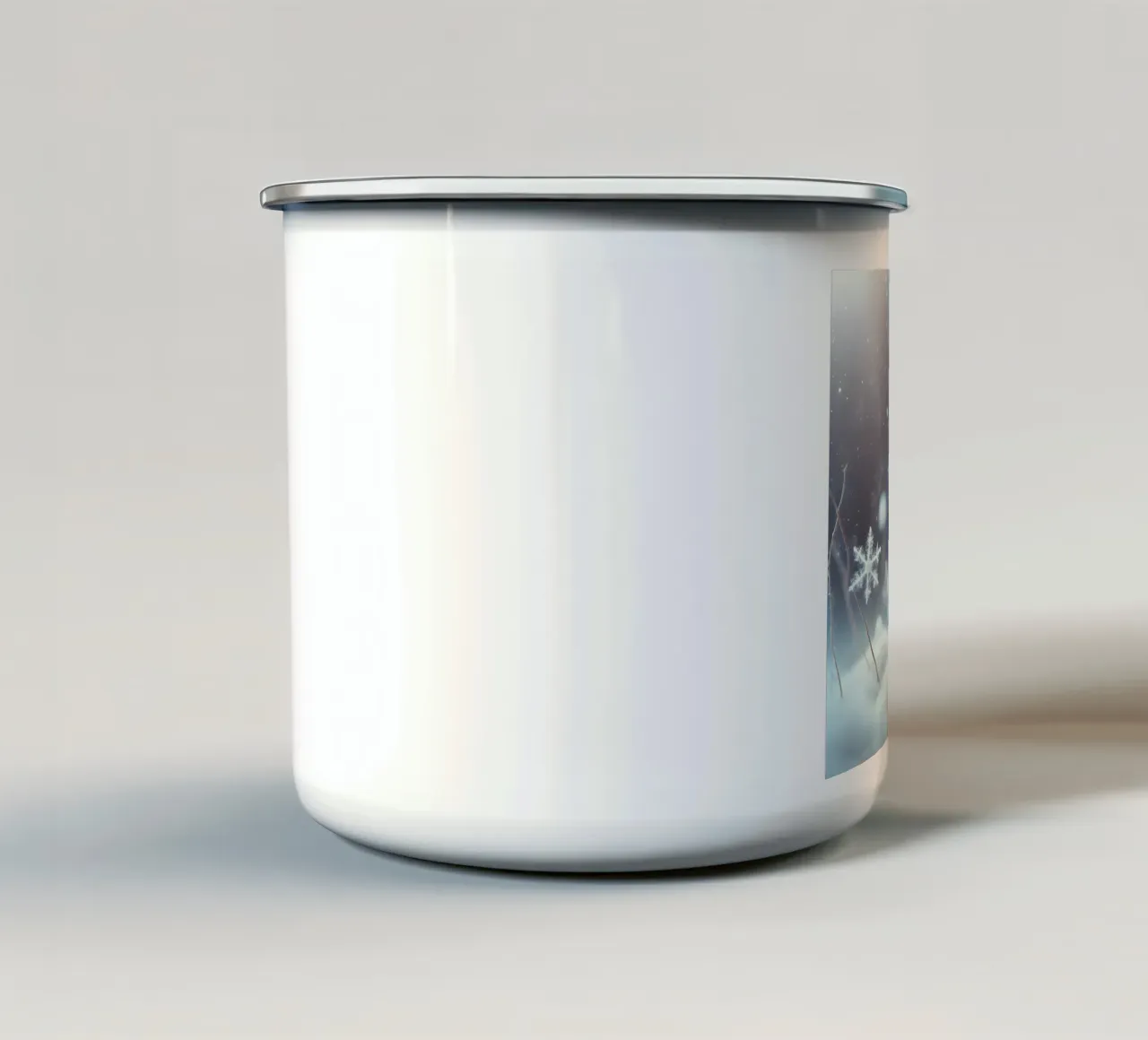 Ramoscello tazza in smalto da Twinkle Art Studio