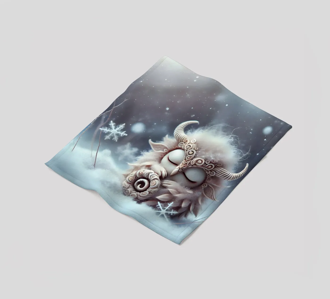 Twiglet Fleecedecke von Twinkle Art Studio