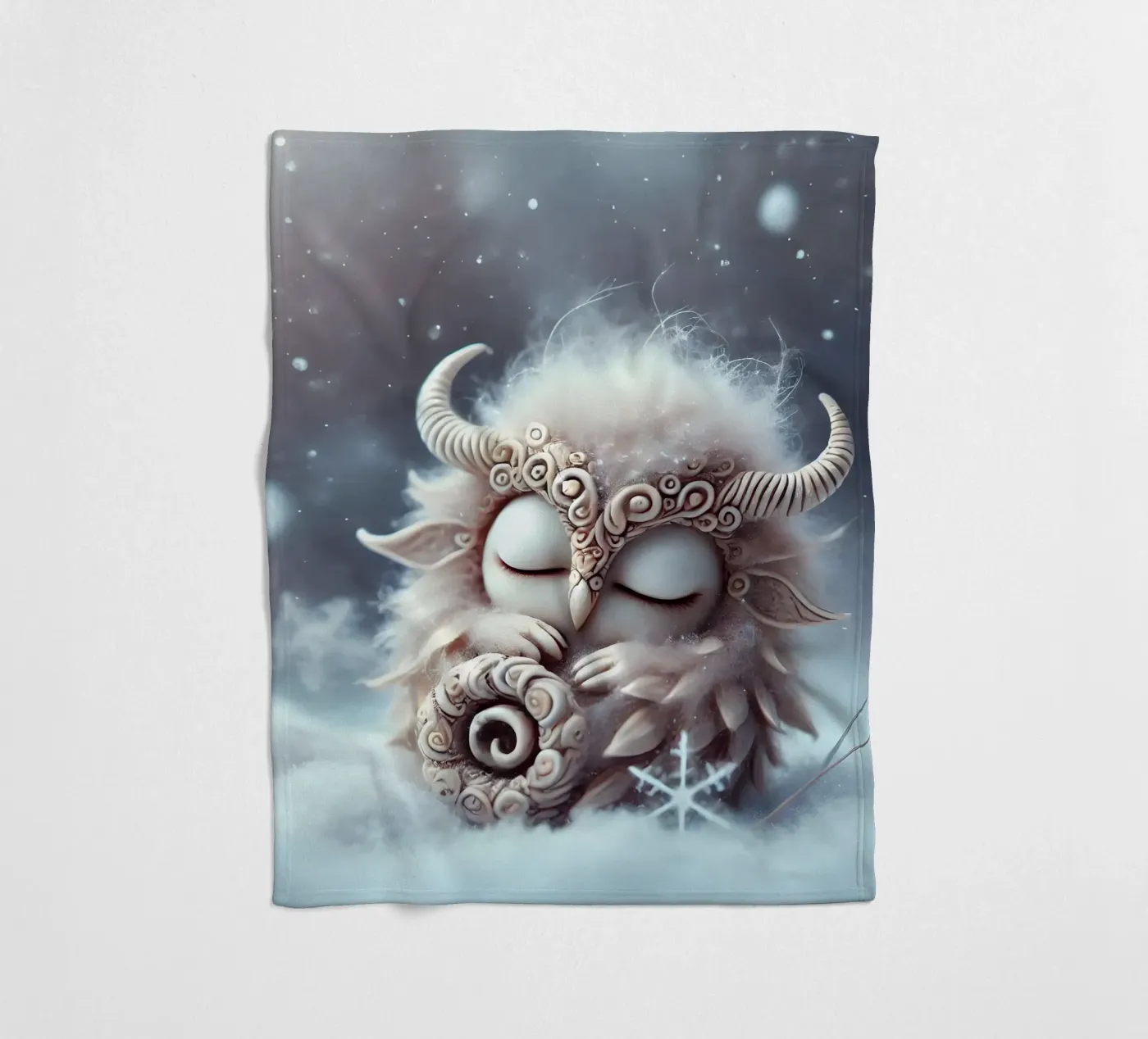 Twiglet Fleecedecke von Twinkle Art Studio