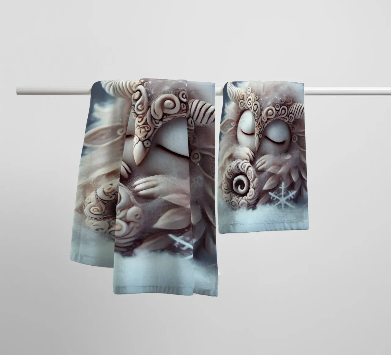Ramoscello asciugamano da bagno da Twinkle Art Studio