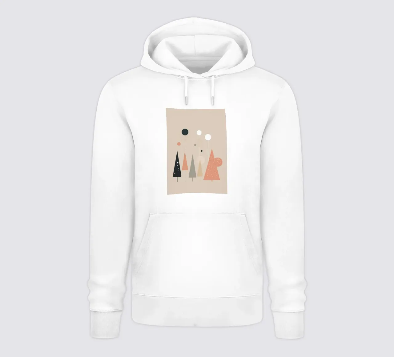Abstract Trees felpa con cappuccio da Hey Vincent