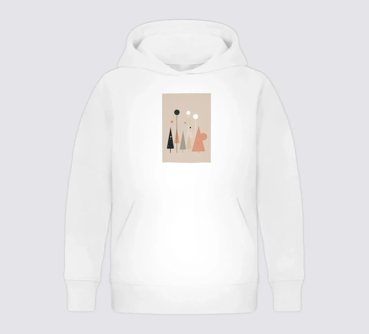 Abstract Trees felpa bambino con cappuccio da Hey Vincent