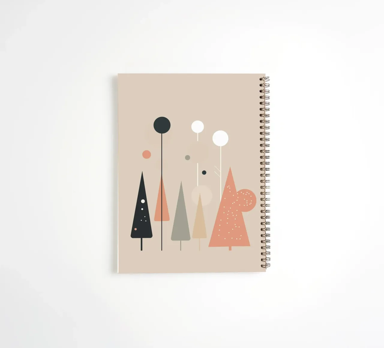 Abstract Trees spiral notebook by Hey Vincent