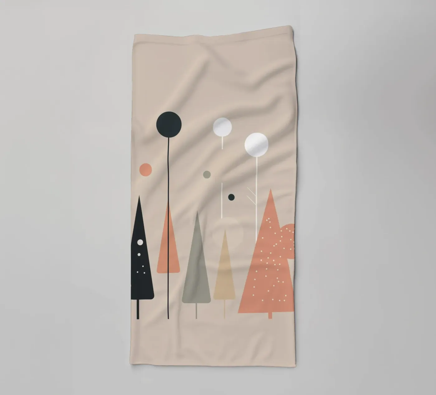 Abstract Trees badhanddoek van Hey Vincent