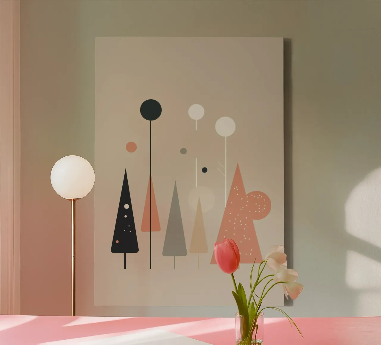 Abstract Trees canvas by Hey Vincent