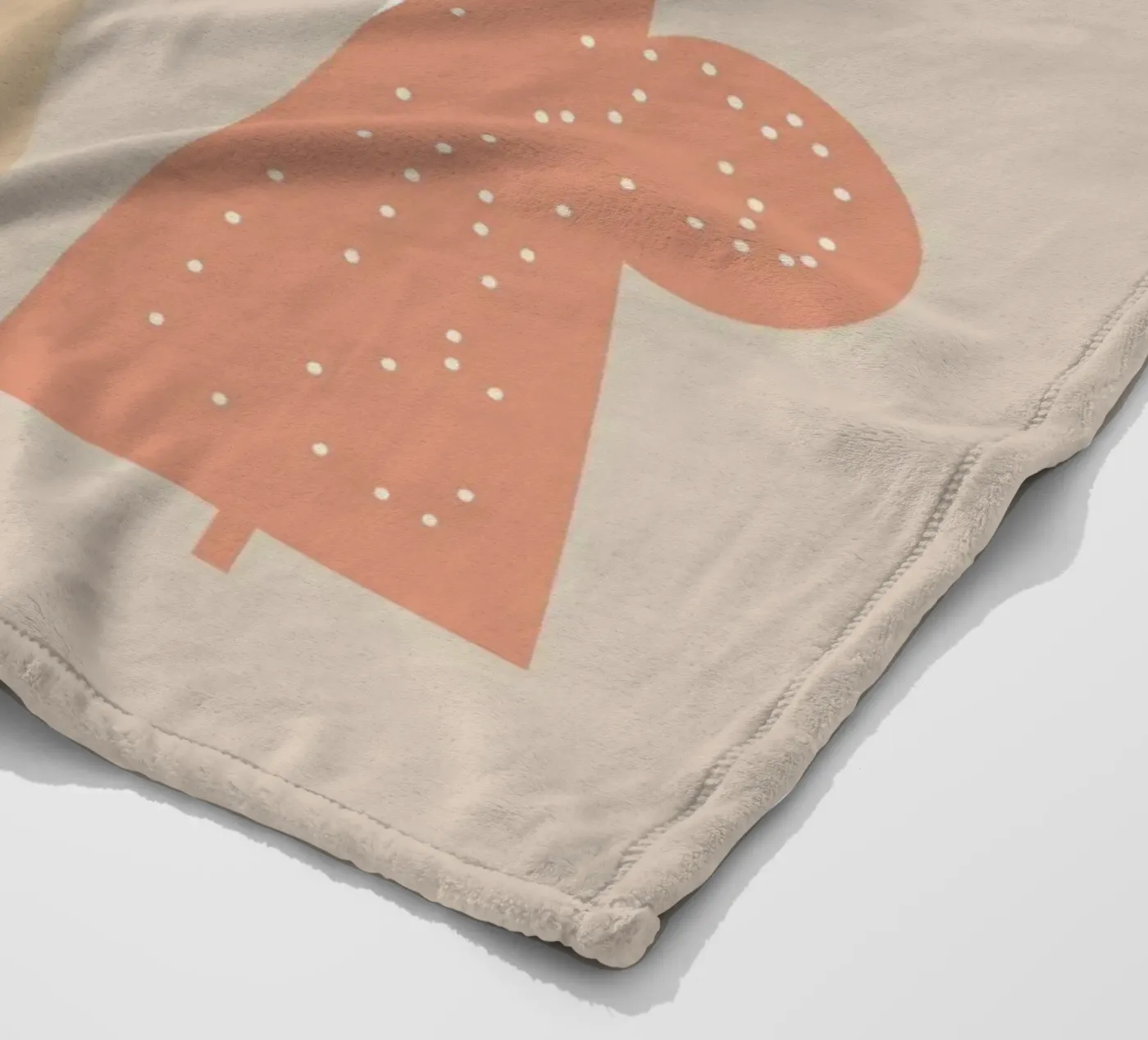 Abstract Trees fleece blanket by Hey Vincent