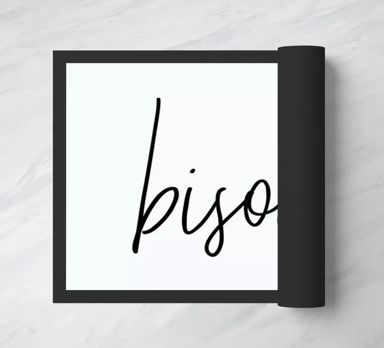 Bisous doormat by Honeymoon Hotel