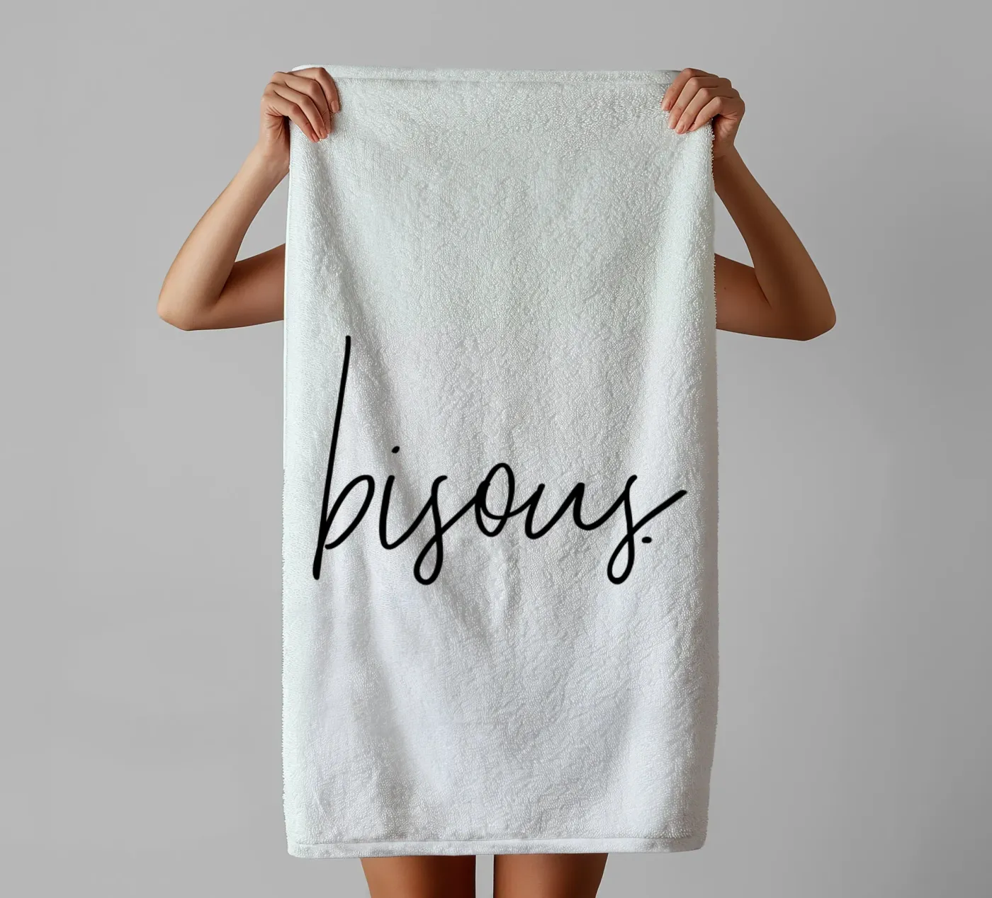 Bisous towel by Honeymoon Hotel