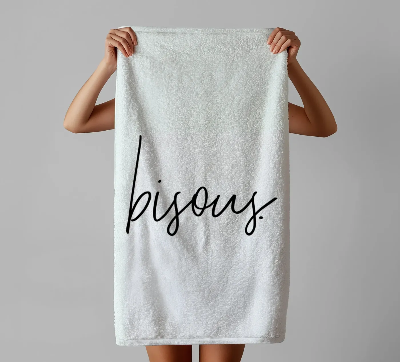 Bisous badhanddoek van Honeymoon Hotel