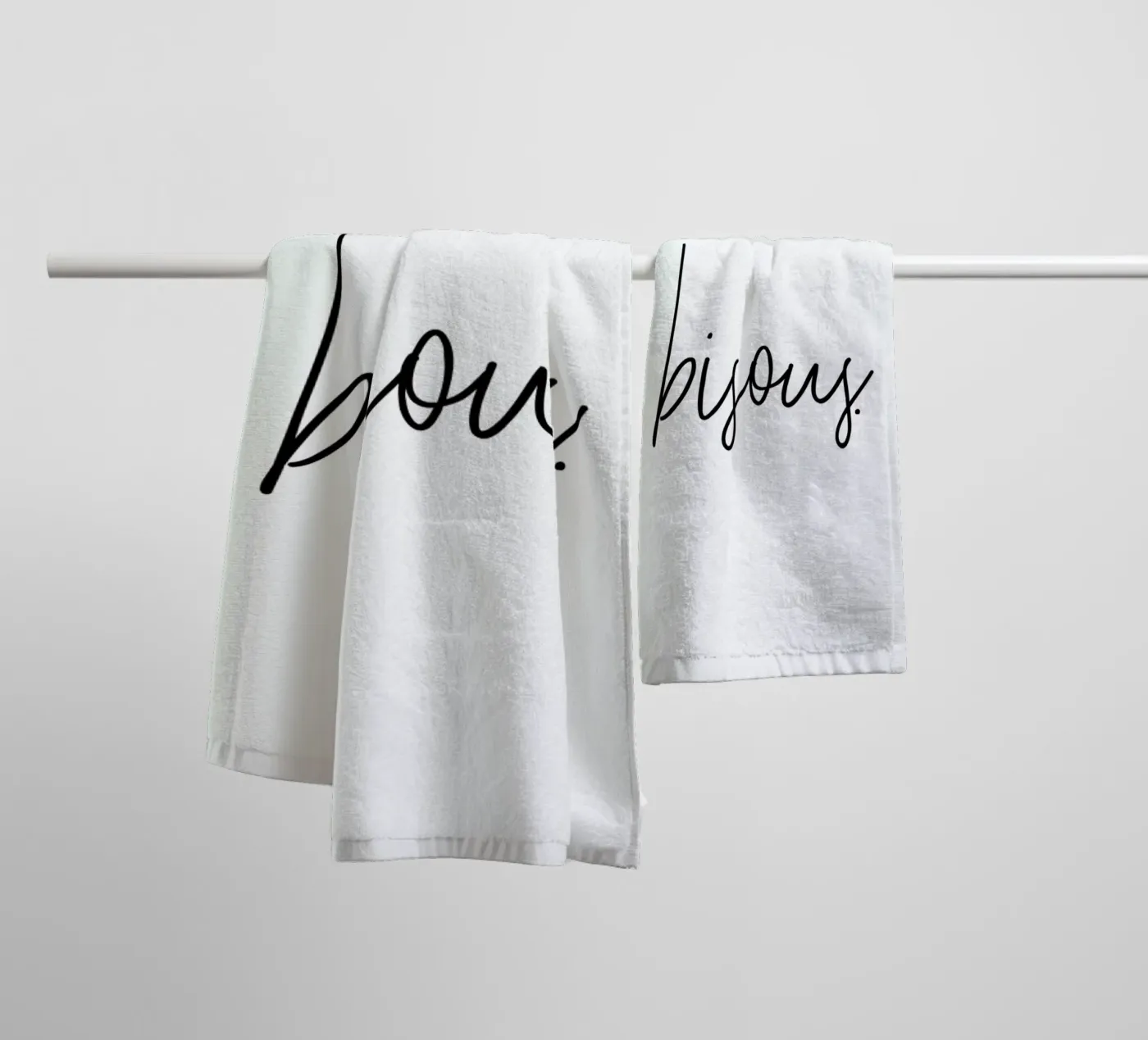 Bisous badhanddoek van Honeymoon Hotel