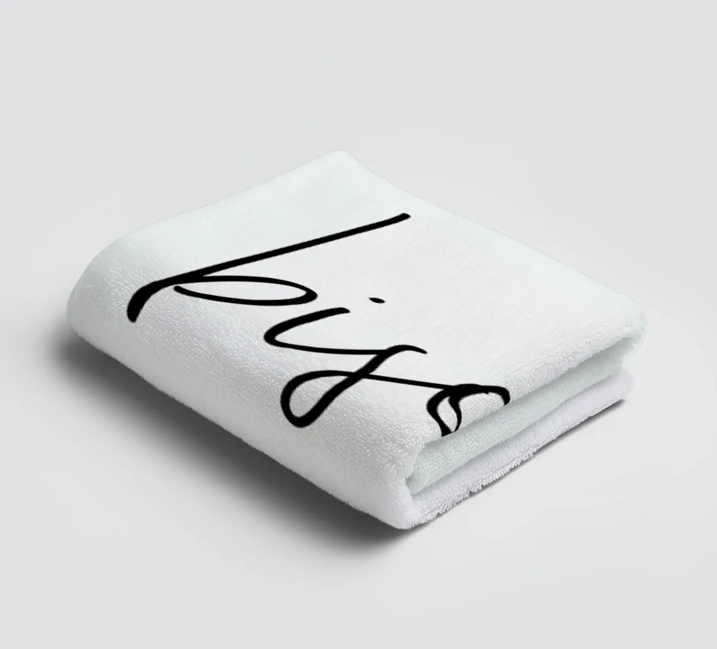 Bisous towel by Honeymoon Hotel