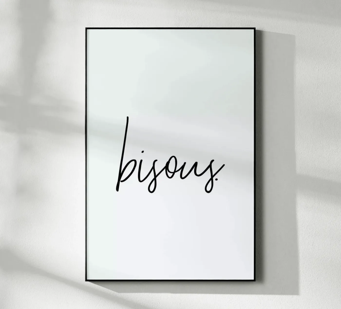 Bisous Acryl-Glas von Honeymoon Hotel