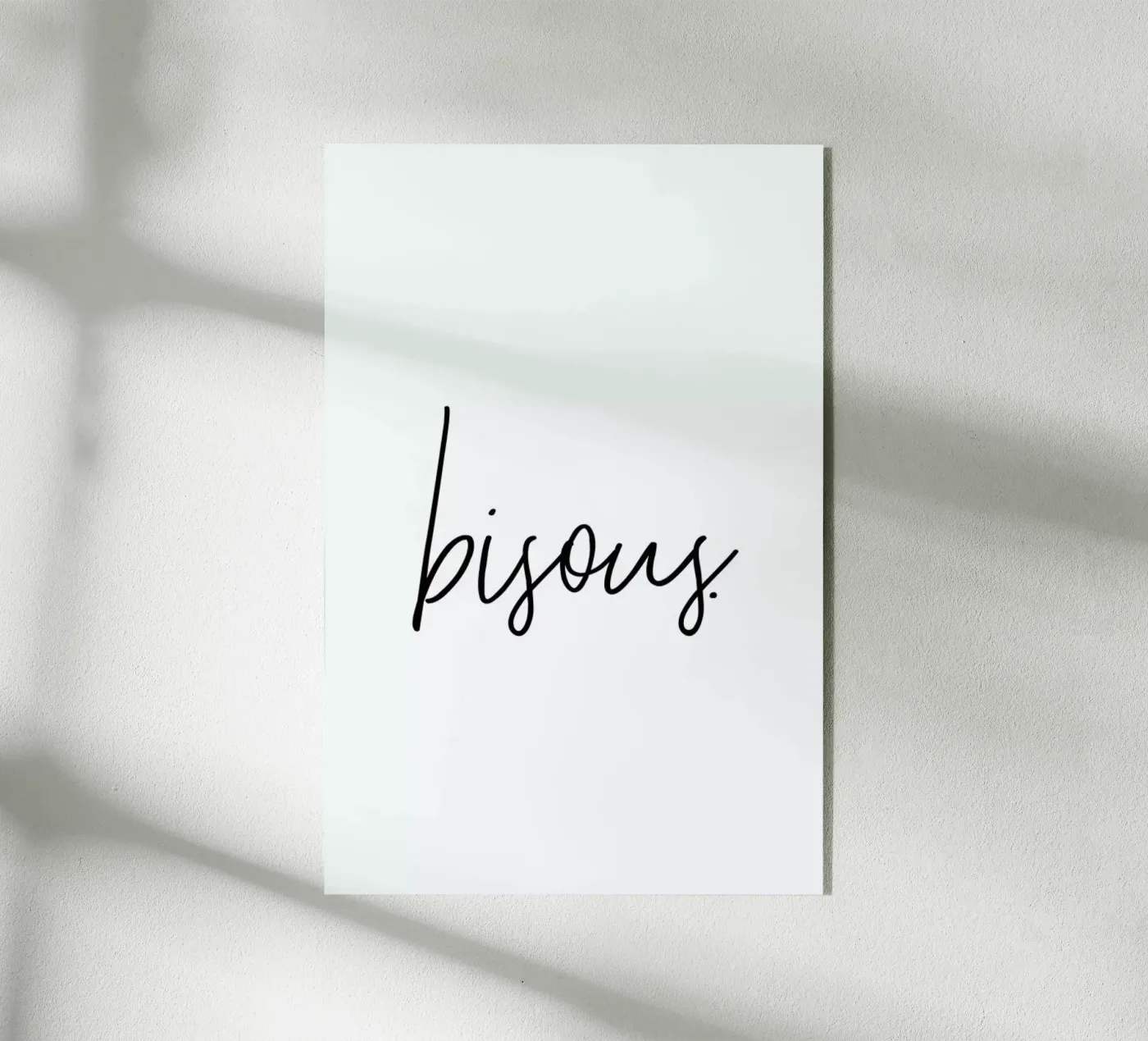 Bisous Acryl-Glas von Honeymoon Hotel