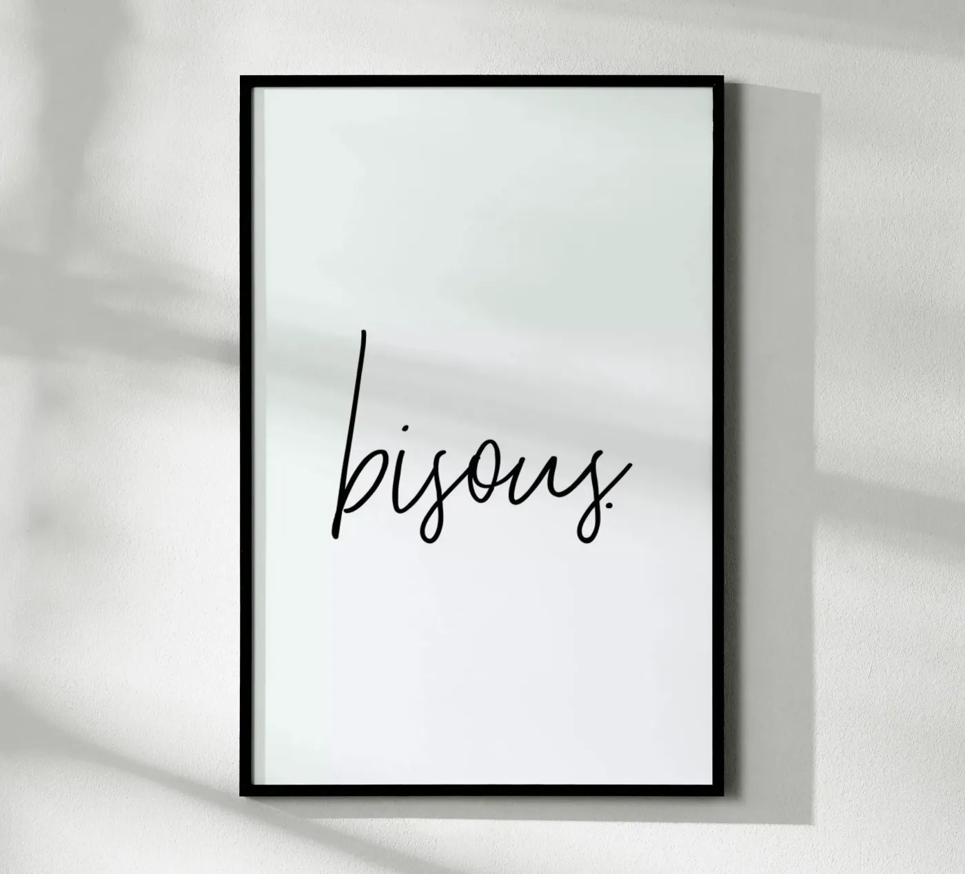 Bisous poster by Honeymoon Hotel