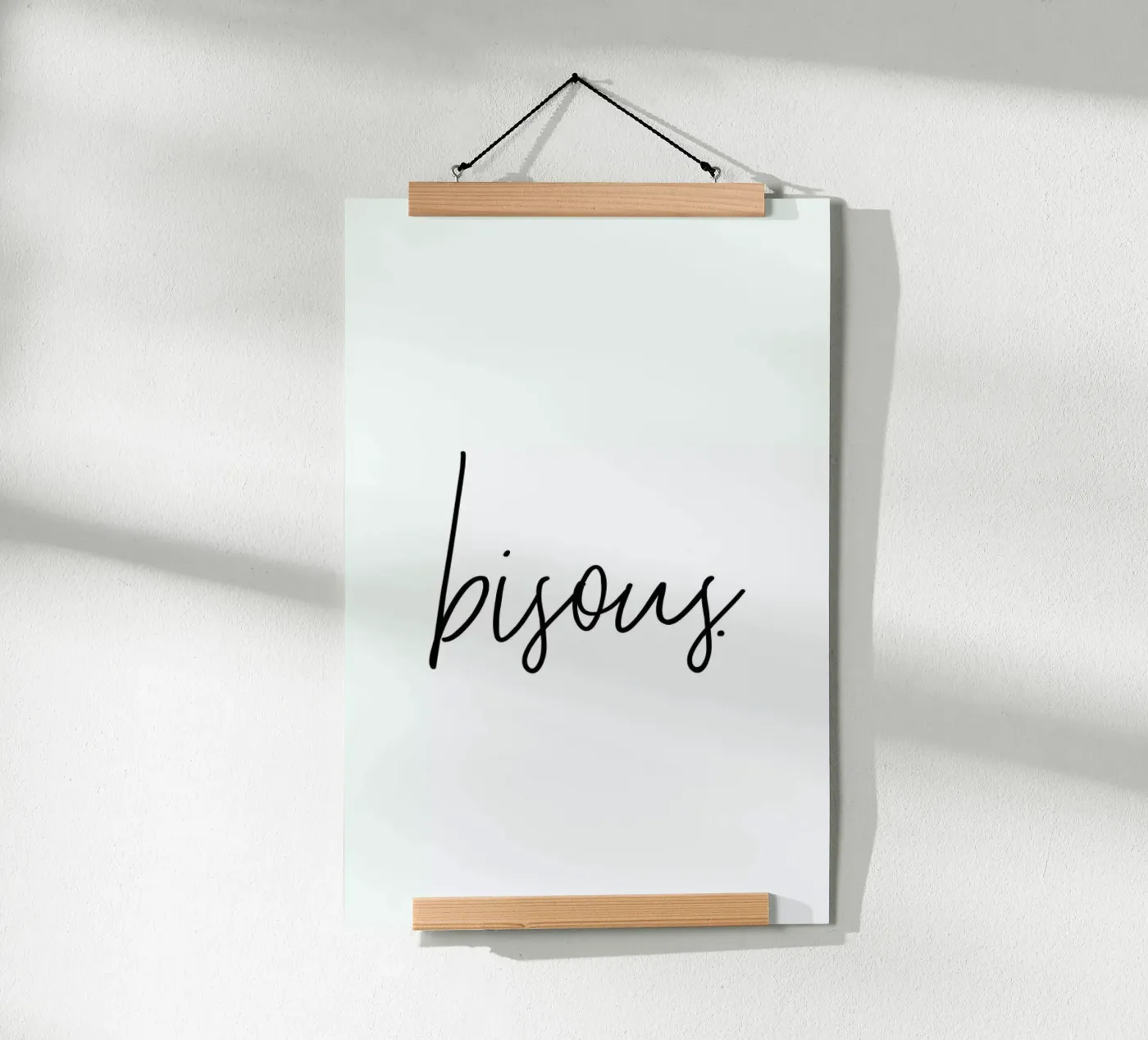 Bisous poster by Honeymoon Hotel