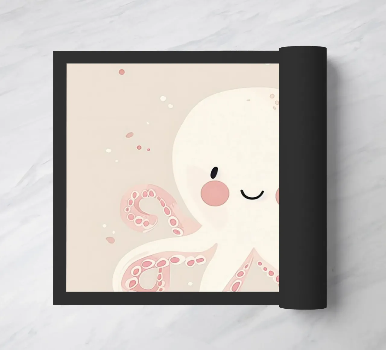 Design della cameretta per bambini Octopus, affermazione Be Unique zerbino da Little Lola