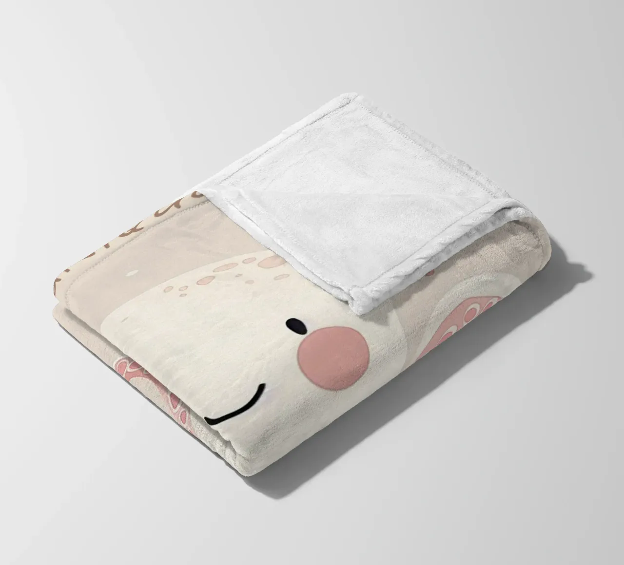 Design della cameretta per bambini Octopus, affermazione Be Unique coperta in pile da Little Lola
