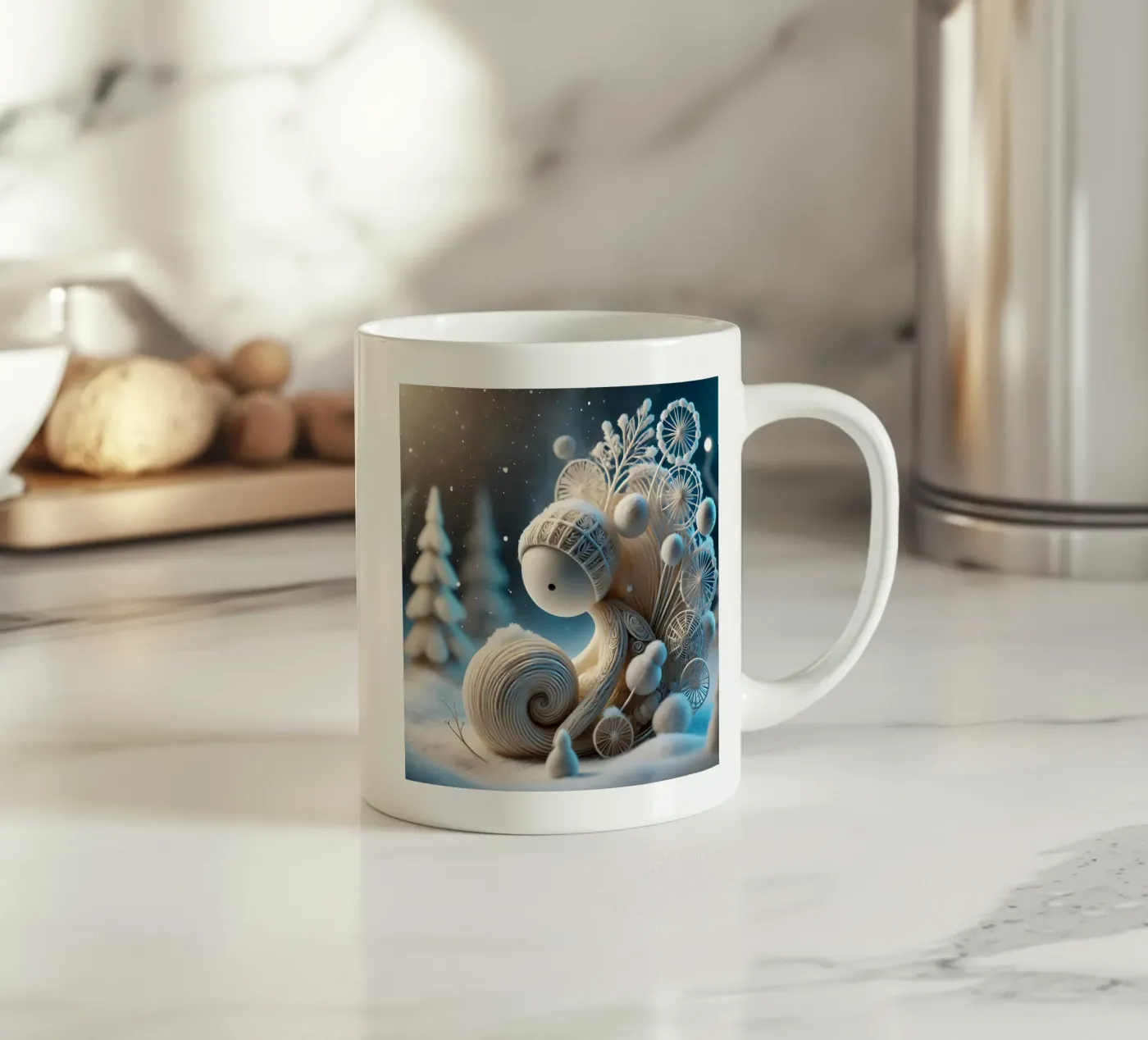 Twiglet ceramic mug by Twinkle Art Studio