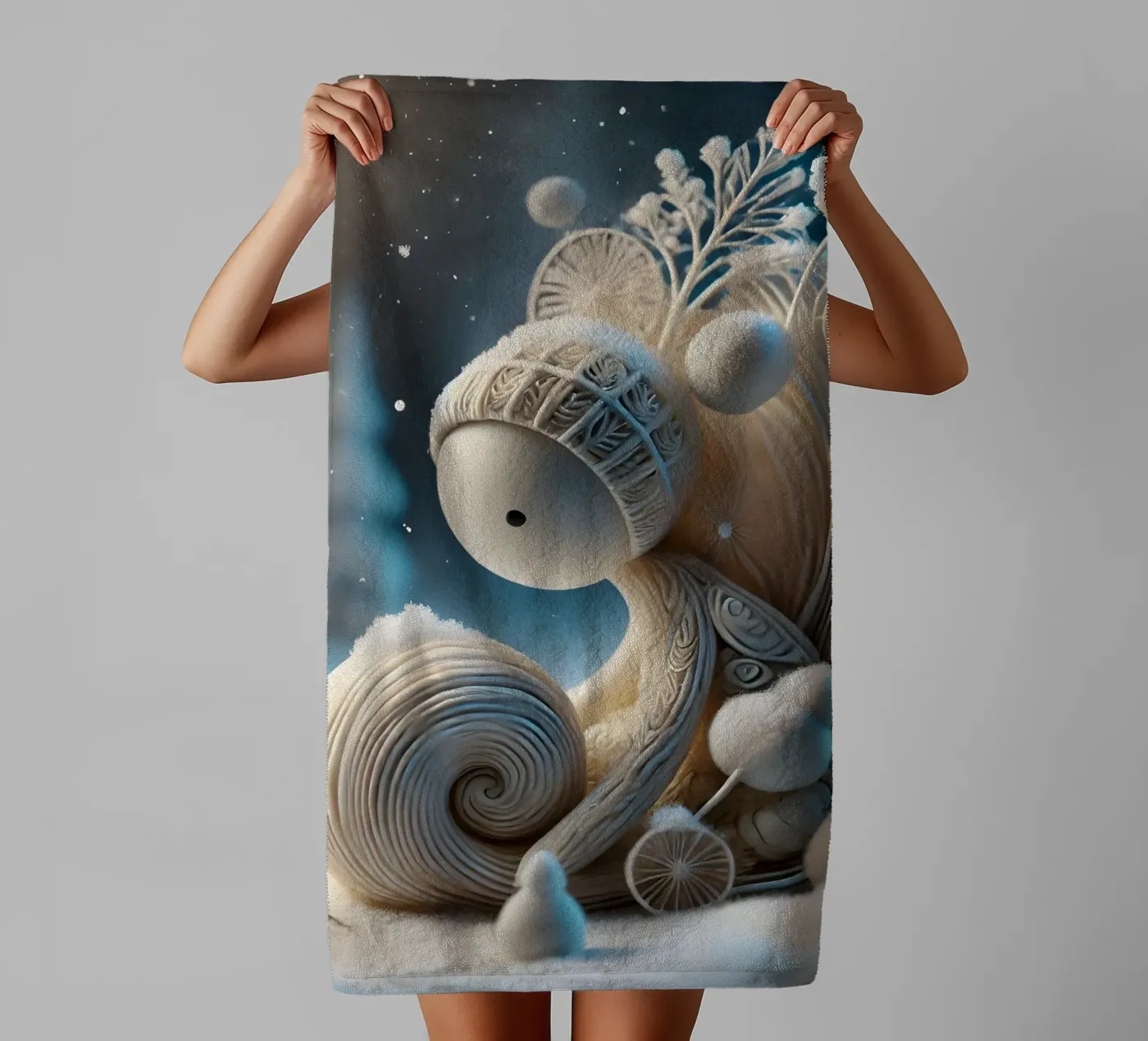 Twiglet badhanddoek van Twinkle Art Studio