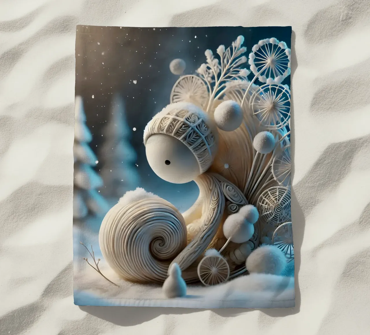 Ramoscello telo mare da Twinkle Art Studio